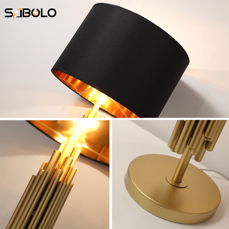 Postmodern Table light For Living Room Bedroom Personality Creative Desk LampTable Lamp Gold Lighting Fixture 3