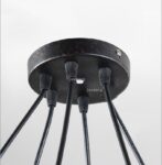 Vintage Loft Pendant Lights Wheel Decoration Retro Light Fixtures Dining Room Creative Industrial Pendant Lamp 3