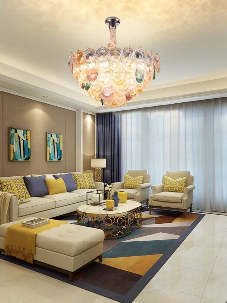Luxury Crystal chandelier for Living Room Bedroom Gold Lamp LED Crystal Lamp Ceiling 5