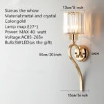 Modern Golden Long Tail LED wall lamps