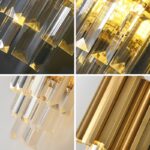 Modern Gold Luxury Crystal Wall Lamp Led Light E14 Bulbs For Bedroom Living Room Study Home Lighting Fixtures 5