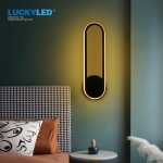 LUCKYLED New Design 330° Rotation Led Wall Lamp 12W AC 85-265V Bedroom Wall Light Fixture Nordic Sconce Light