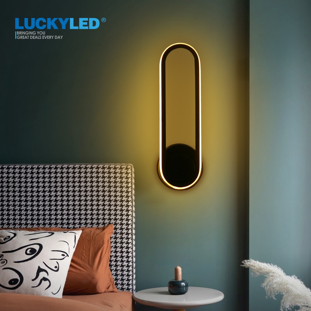 LED Wall Lamp with Lenier Profile and Indirect lighting Modern Minimalistic Design
