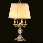 European classical crystal table lamp lighting bedroom bedside lamp hotel high-end fashion luxury crystal table lamp LB42416
