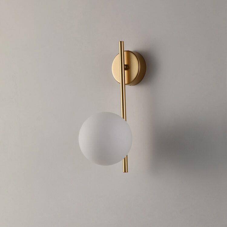 Modern Minimalist Wall Sconce Lamp Bedside Lamp Creative Personality Nordic Decoration Glass Ball Led Interior Lighting 2