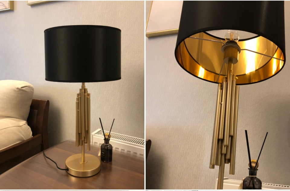 Postmodern Table light For Living Room Bedroom Personality Creative Desk LampTable Lamp Gold Lighting Fixture 6