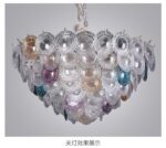 Luxury Crystal chandelier for Living Room Bedroom Gold Lamp LED Crystal Lamp Ceiling 6
