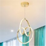 Modern Minimalist Led Pendant Lamp Art Spiral Design Restaurant Study Bar Counter Light Fixtures 6