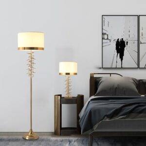 Nordic Gold Led Floor Lamp Simple Multi Layer Circle Standing Light For Living Room Bedroom Home Decor Indoor Lighting Fixtures