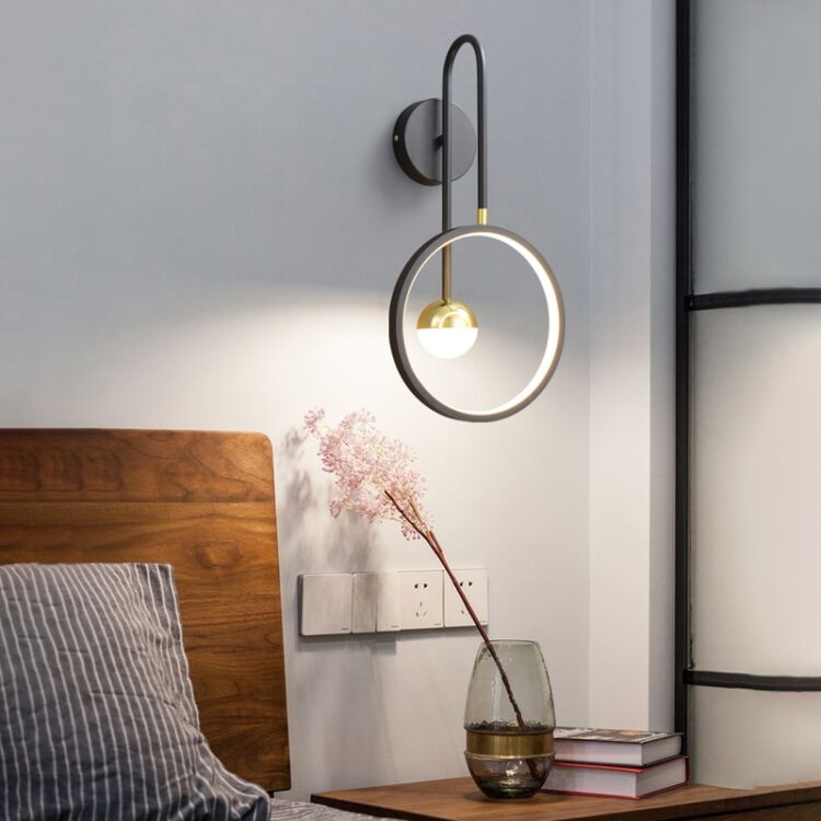 N-Lighten Modern study bedroom bedside LED wall lamp hotel restaurant modeling lamp villa living room lighting direct sales