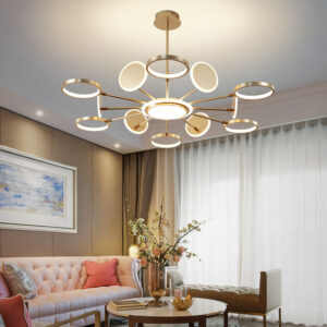 Living room chandelier simple modern atmosphere creative dining room bedroom lighting Nordic style chandelier