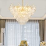 Creative personality postmodern shell chandelier model room restaurant clothing store art glass lamp 2