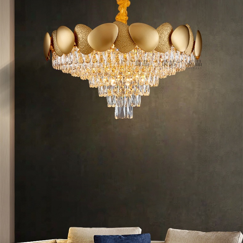 Postmodern Italian light luxury new crystal chandelier