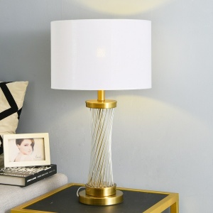 Buy 2 Get 10% Off Crystal Glass Table Lamps For Bedroom Living Room Bedside Lamp Night Ligt Home Decor 110v 220v E27 Bulb
