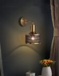 Golden Vintage LED Wall Lamp Bedside Livingroom Wall Sconce E27 Surface Mount American Retro Lighting Fixtures 10