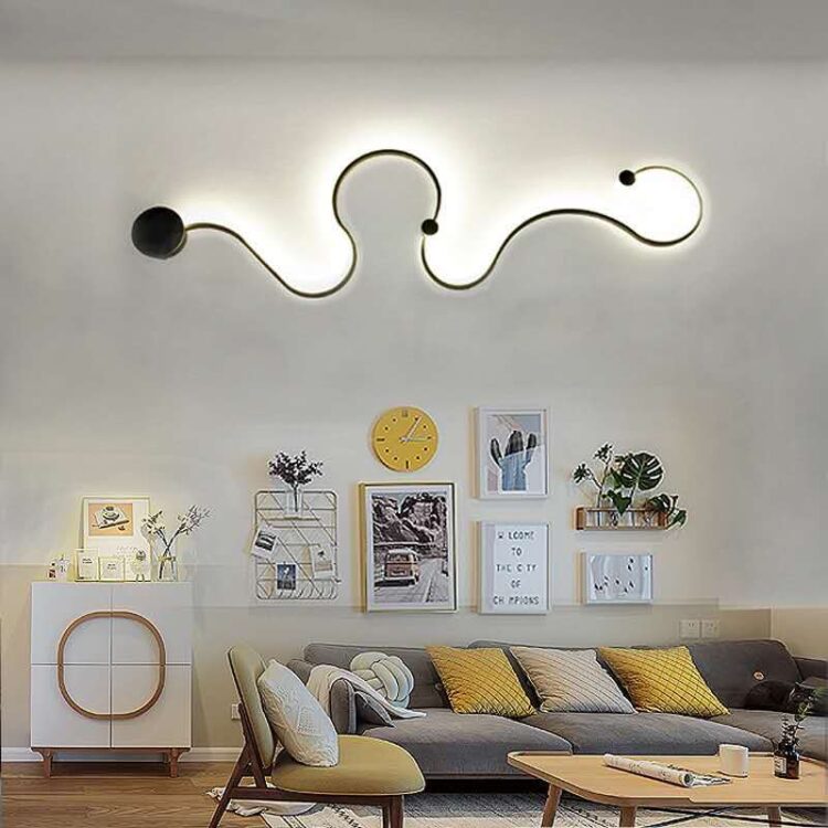 Nordic modern creative personality living room wall lamp