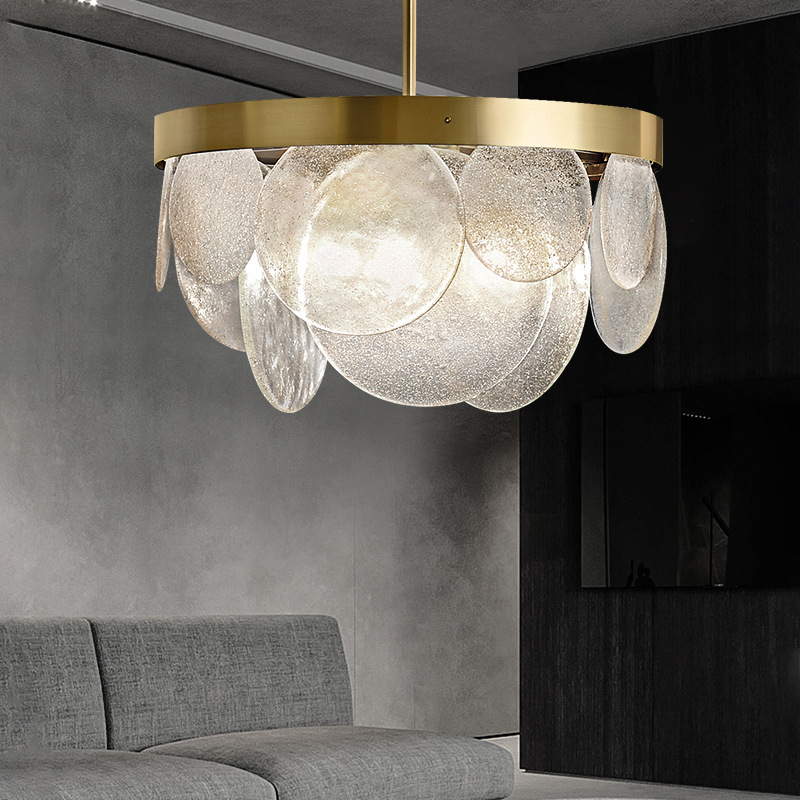 All-copper post-modern living room chandelier dining room bedroom  home creative designer luxury chandelier-600mm