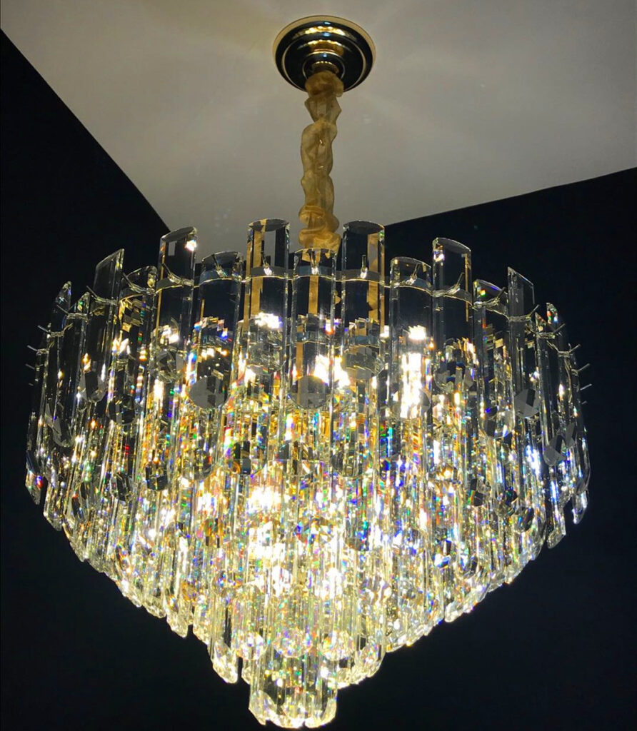 Light luxury living room chandelier postmodern crystal chandelier | N ...