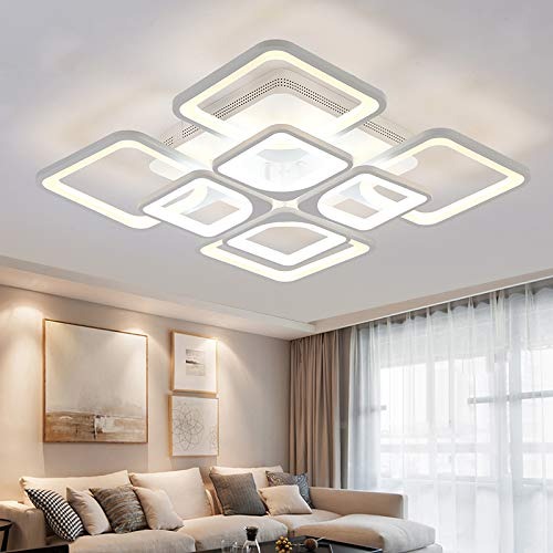 Light Square Modern LED Chandeliers Ring