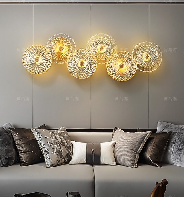 Postmodern light luxury wall lamp