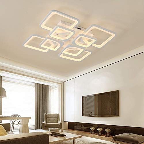 Light Square Modern LED Chandeliers Ring