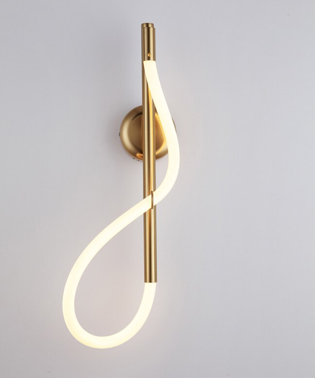 Modern Led Curved Nordic Wall Lamp