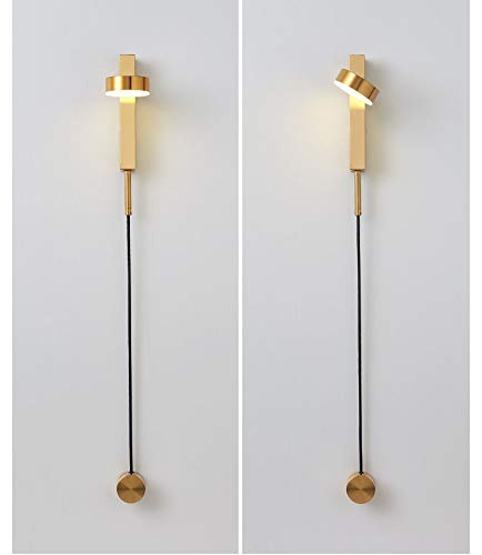 Modern Golden Long Tail LED wall lamps