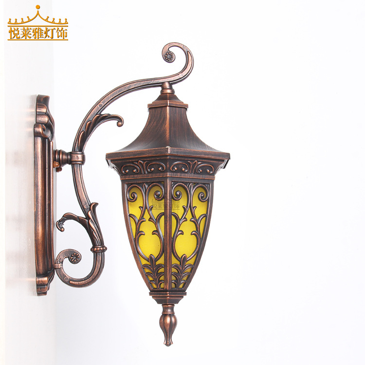 European style die-casting aluminum outdoor wall lamp