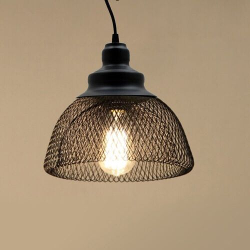 N-Lighten New Modern Nordic Black Metal hemisphare mesh Pendant Lamp