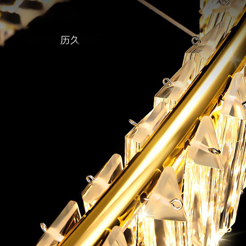 Italian post-modern minimalist light luxury style large living room bedroom bedside chandelier