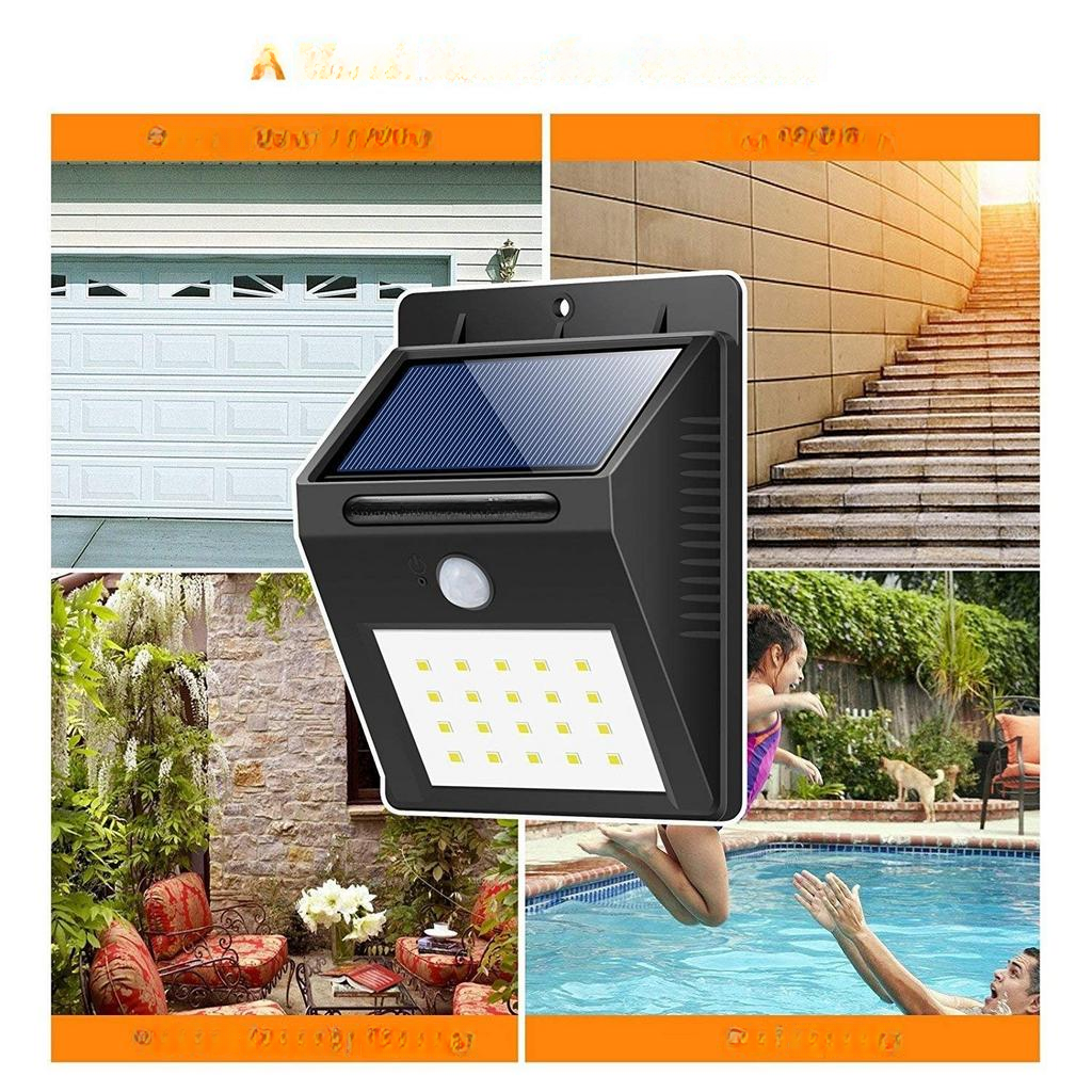 LED Solar Motion Sensor Light