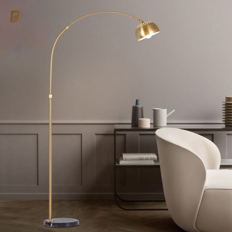 Nordic LED Fishing Floor Lamp Tall Lamp