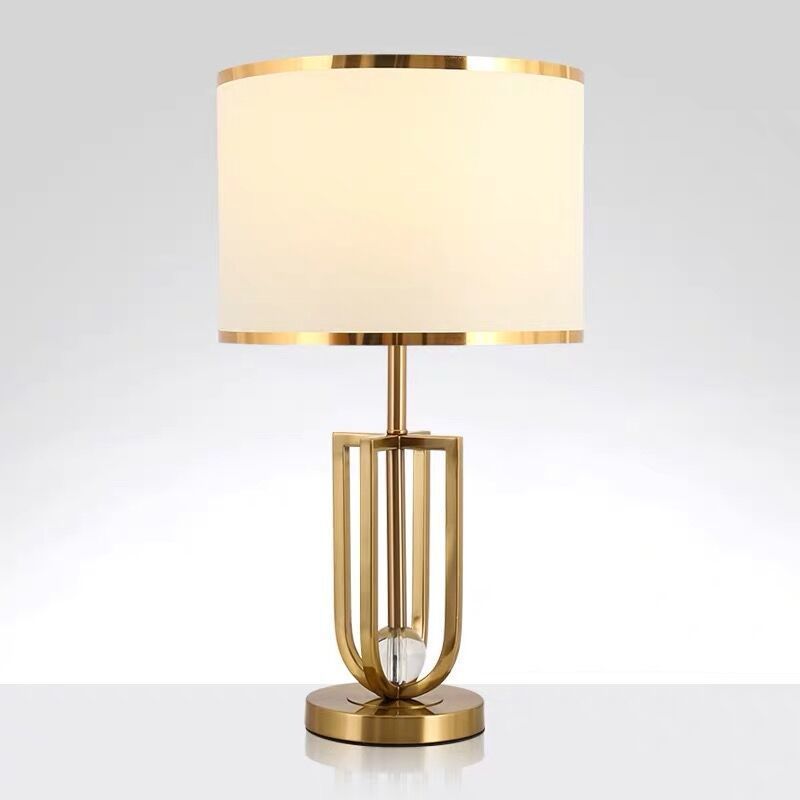 Nordic style gold finish table for bedside living room