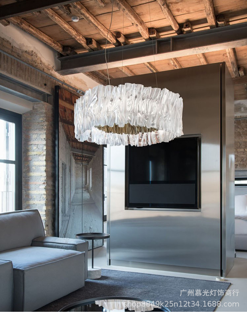 Italian minimalist dining room bedroom living room slamp LED chandelier by N-LIGHTEN