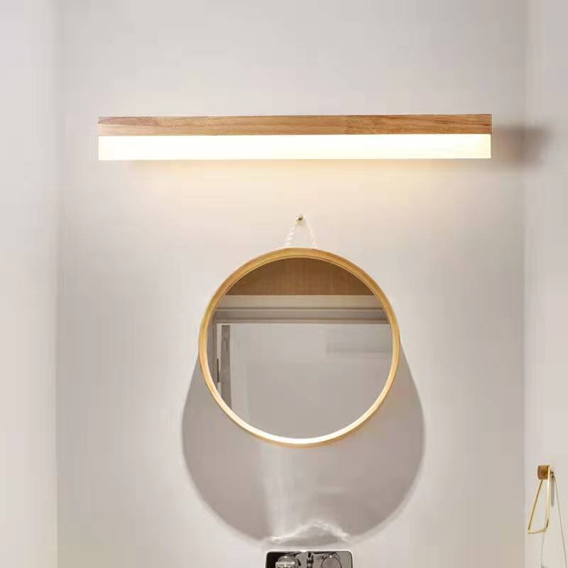 led bathroom mirror headlight bathroom mirror cabinet waterproof dressing makeup lamp wall lamp modern minimalist mirror lamp