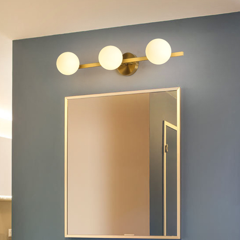 N-Lighten Postmodern minimalist creative living room background wall bedroom bedside mirror front wall lamp