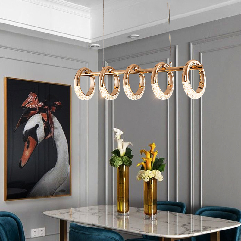 led postmodern dining room chandelier creative earrings chandeliers stairs living room bedroom