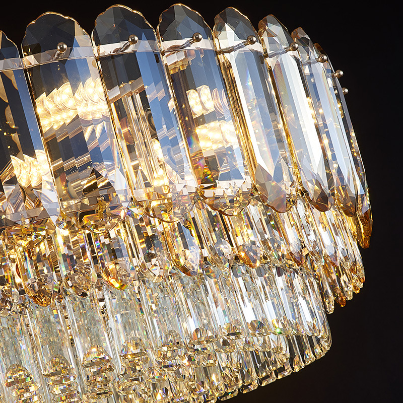 Crystal chandelier post-modern light luxury living room lamp bedroom simple modern chandelier