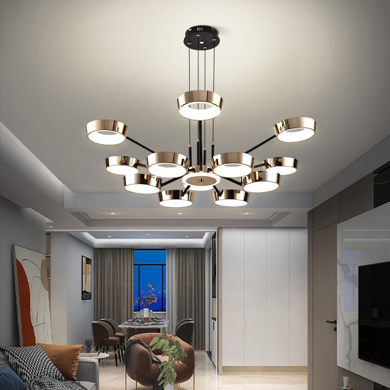 Living room chandelier modern bedroom LED chandelier