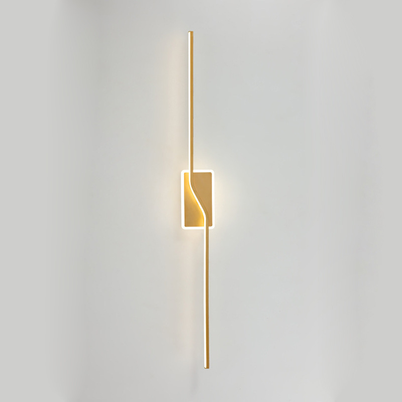 Manufacturers supply Nordic LED wall lamp bedroom living room modern minimalist bedside lamp aisle background wall mirror front lamps