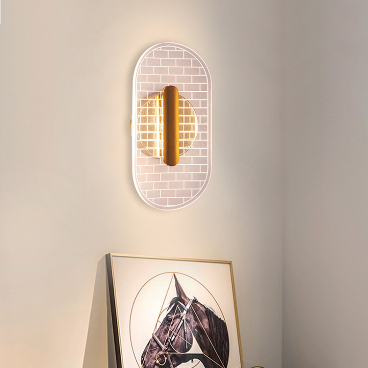 N-Lighten Simple living room cross border acrylic LED wall light
