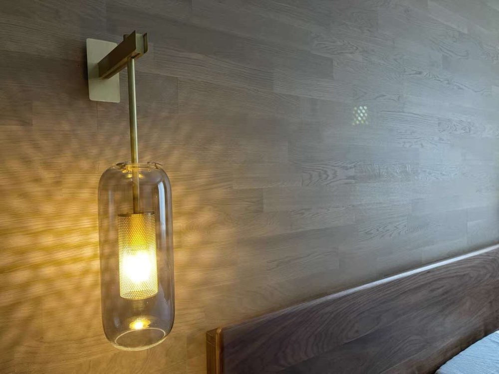 Post-Modern Luxury Art Wall Lights Nordic Bedroom Bedside Wall Lamp Creative Minimalist Living Room Wall Sconce Led Light