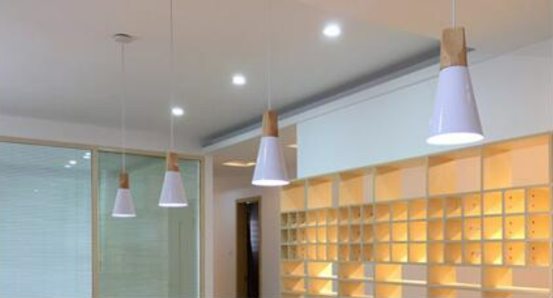 N-Lighten Modern minimalist bedroom bedside living room corridor single head Gray/White/Yellow wood pendant lamp