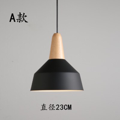 Light luxury bedside bedroom modern minimalist black/gray/white pendent lamp